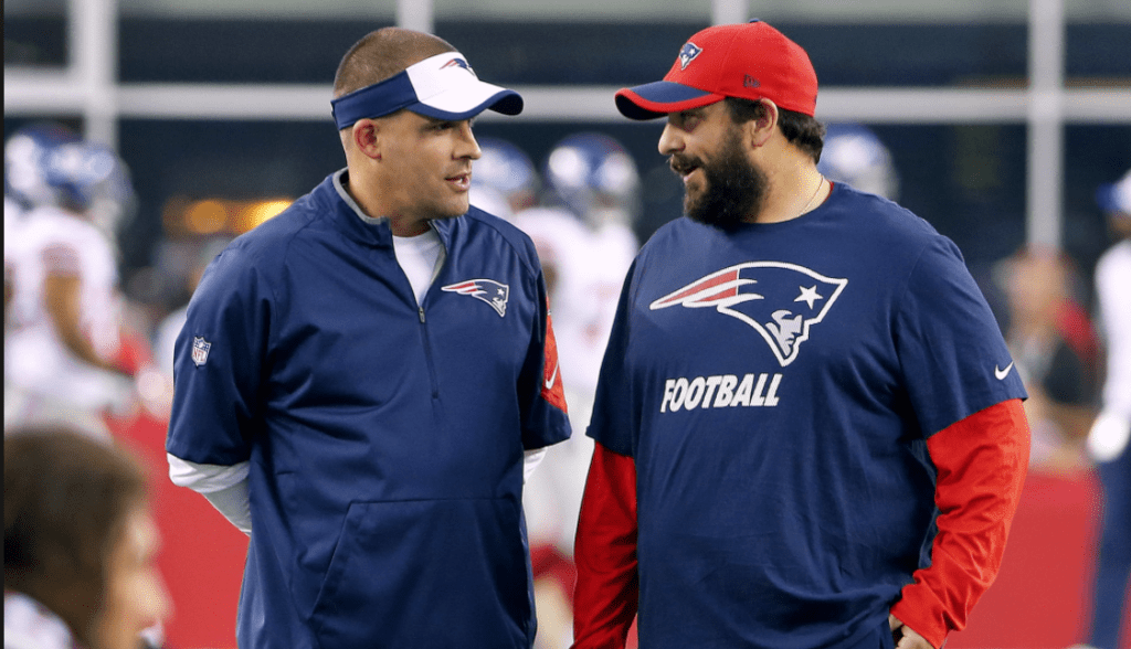 Matt Patricia, Josh McDaniels insist focus is on prepping Patriots for playoffs, not NFL coaching vacancies