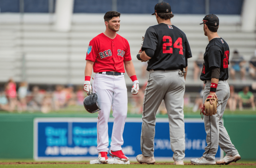 J.D. Martinez physical not finished, Red Sox romp over Northeastern, edge Boston College in exhibition season opener