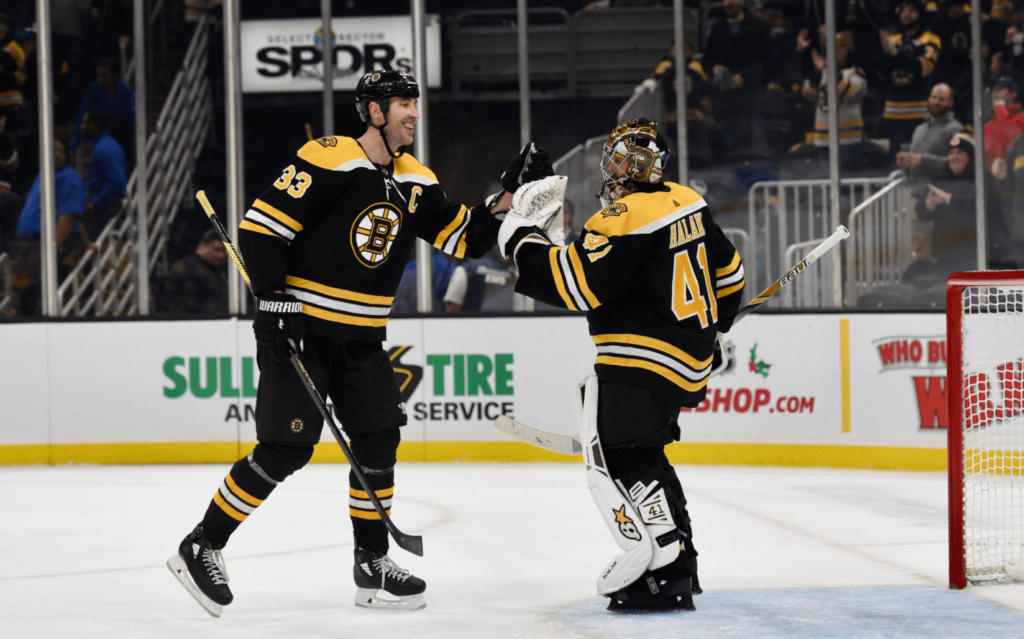 David Krejci, Jaroslav Halak Hit Milestones as Bruins Blank Canes 2-0