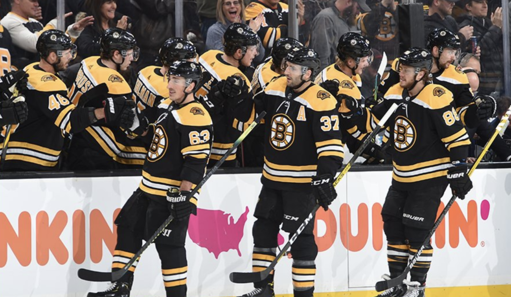 Big, Bad Brad Marchand fires up David Pastrnak, Bruins in 4-1 Win Over Canadiens
