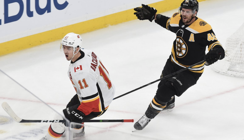 Bruins Fall Flat in 5-2 Loss to Flames Spoiling Nick Ritchie Debut